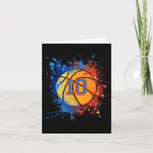 10 Jahre altes 10. Geburtstagsgeschenk für Jungen Karte