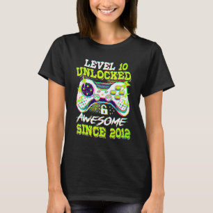 10 Jahre altes Videospiel 10. Geburtstag Jungs Kin T-Shirt