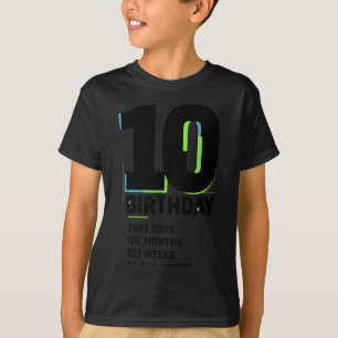 10 Jahre Awesome 10. Geburtstag Mädchen Junge D T-Shirt