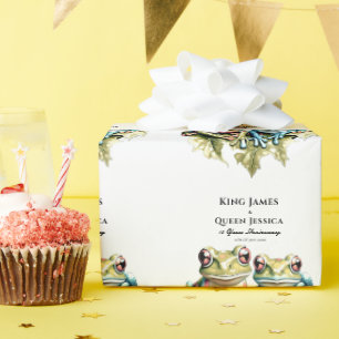 10 Jahre Hochzeitstag Garten Lässiges Party Geschenkpapier