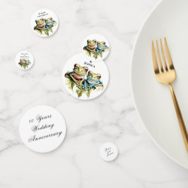 10 Jahre Hochzeitstag Garten Lässiges Party Konfetti