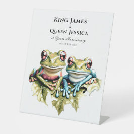 10 Jahre Hochzeitstag Garten Lässiges Party Sockelschild