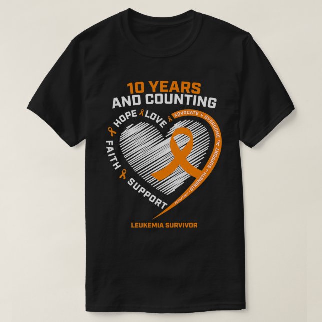 10 Jahre krebserregendes Geschenk Männer Frauen Or T-Shirt (Design vorne)