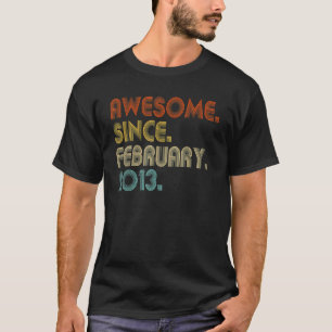 10 Jahre Phantastisch seit Februar 2013 10. Geburt T-Shirt