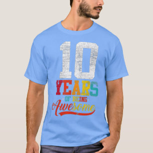 10 Jahre Phantastische Geschenke 10 Jahre alt 10. T-Shirt