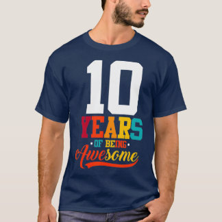 10 Jahre Phantastische Geschenke 10 Jahre alt T-Shirt