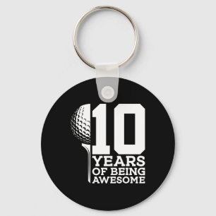 10 Jahre Phantastischer Golfplatz 10. Geburtstag 1 Schlüsselanhänger
