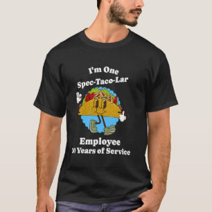 10 Jahre Service Taco 10. Mitarbeiter Arbeit Anniv T-Shirt