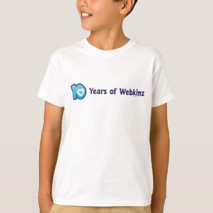 10 Jahre von Webkinz Logo T-Shirt