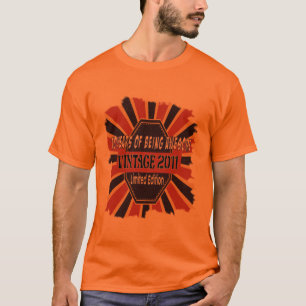 10-jährige Geschenke Vintag 2011 Limited Edition  T-Shirt