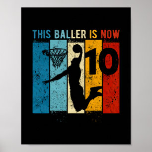 10-jähriger Skelett 10. Geburtstag Junge  Poster