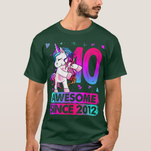 10-jähriges Einhorn-Frisieren zum 10. Geburtstag E T-Shirt