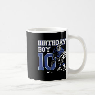 10-jähriges Eishockey-Themen-Geburtstagsfeier 10. Kaffeetasse