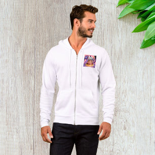 10-jähriges Jubiläum Cake Mens Full-Zip Hoodie