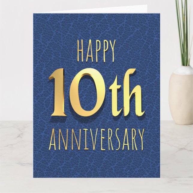 10. Jubiläum Karte (Vorderseite)