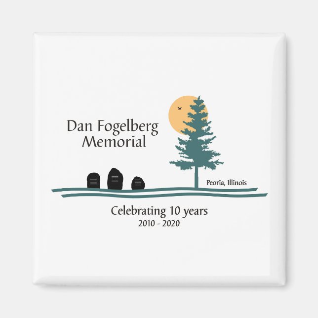 10. Jubiläum Rocks Magnet (Vorne)