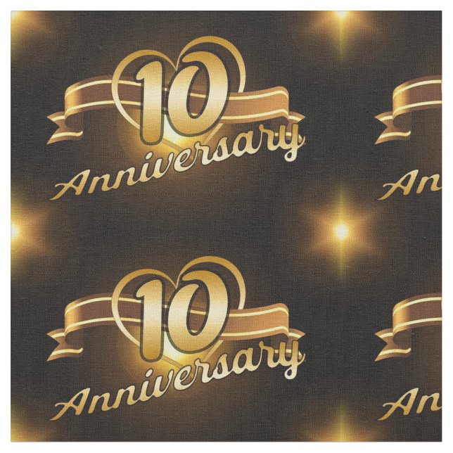 10. Jubiläum Stoff ! (Nahaufnahme)