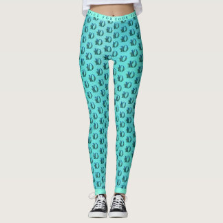 10. Jubiläums-Pfauenfedern Leggings