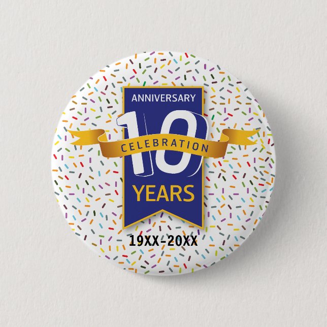 10. Jubiläumsdesign Button (Vorderseite)