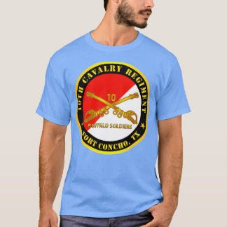 10. Kavallerie-Regiment Fort Concho TX Buffalo Sol T-Shirt