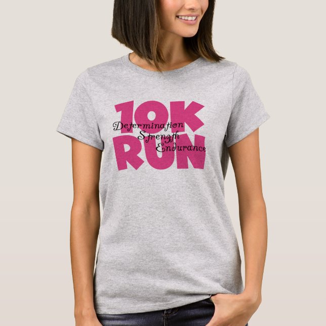 10 KB rosa laufen T-Shirt (Vorderseite)