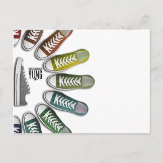 10 Klassische Sneaker Postkarte
