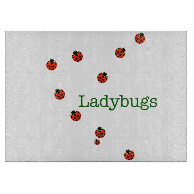 10 Ladybugs Schneidebrett (Vorderseite)