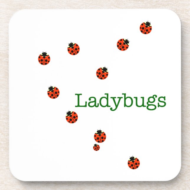10 Ladybugs Untersetzer (Vorderseite)