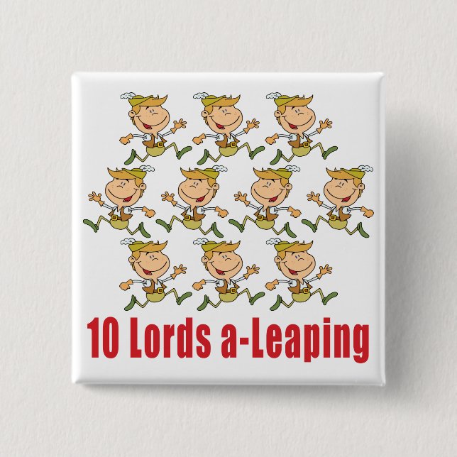 10 Lords EinSpringen Button (Vorderseite)
