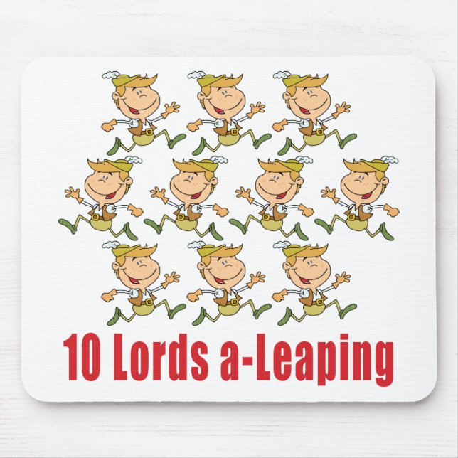 10 Lords EinSpringen Mousepad (Vorne)