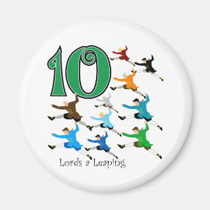 10 Lords Leaping Magnet