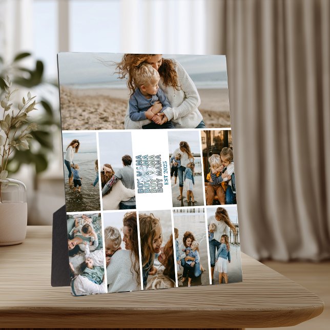 10 Mama mit individuellem Fotocollage Fotoplatte (Von Creator hochgeladen)