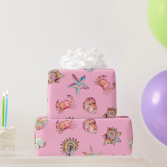 #10 Nautical Haven Wrapping Paper "Big Size" Geschenkpapier (Partygeschenke)