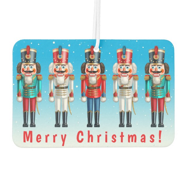 10 Nutty Nutcracker Toy Soldiers Autolufterfrischer (Rückseite)