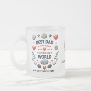 10 oz Mattiertes Glas personalisierte Umarmung Mattglastasse