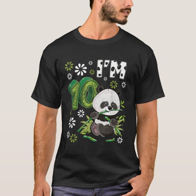 10 Panda 10th Py Animal Panda T-Shirt (Vorderseite)