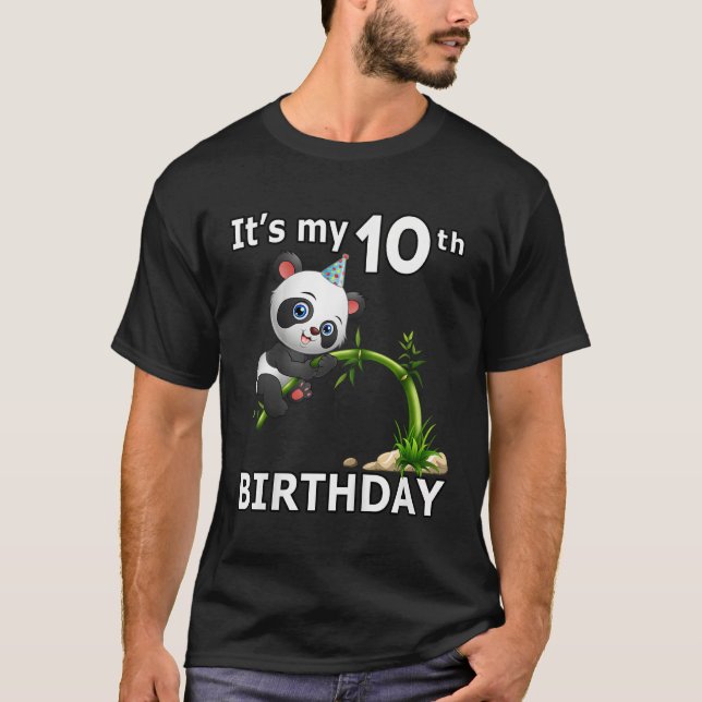 10 Panda 10th Py Animal Panda T-Shirt (Vorderseite)