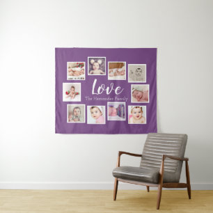 10 Personalisierte Liebe für Fotovorlagen Wandteppich