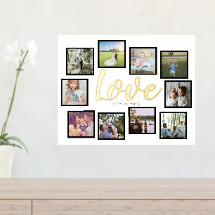 10 Personalisierte Liebe in FotoCollage Foliendrucke
