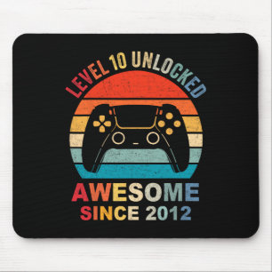 10 Phantastisches 2012 Videospiel 10. Geburtstag Mousepad
