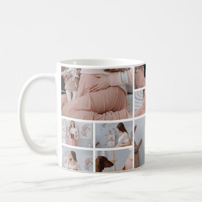 10 Photo In My Merry Pregnant Era Christmas Kaffeetasse (Links)