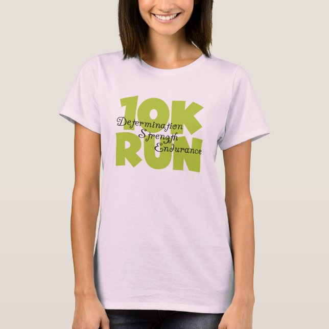 10 Run Spring Green T-Shirt (Vorderseite)