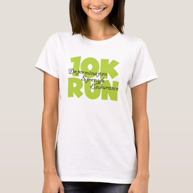 10 Run Spring Green T-Shirt (Vorderseite)