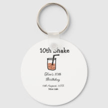 10. Shake 10. Geburtstag Milchshake-Schreiber