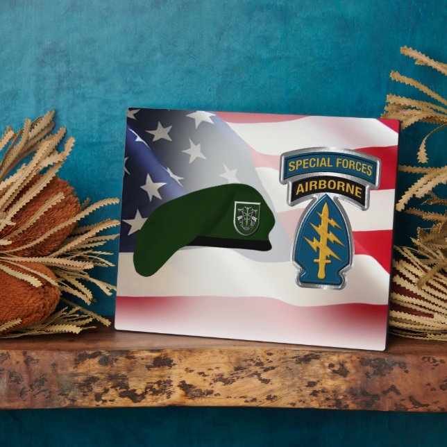 10. Special Forces Group (IM FLUGZEUG) Fotoplatte (Seite)