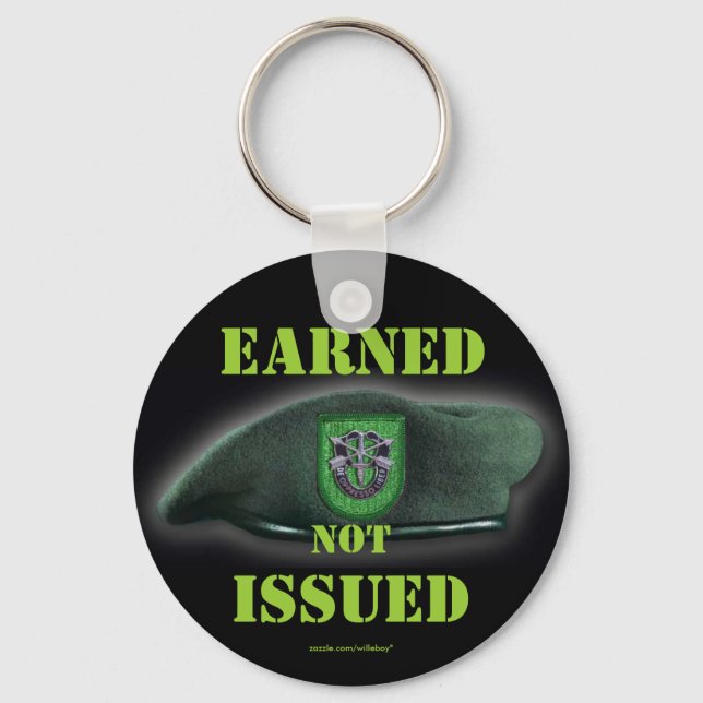 10. Spezialkräfte blinken grüne Berets Schlüsselan Schlüsselanhänger (Vorderseite)