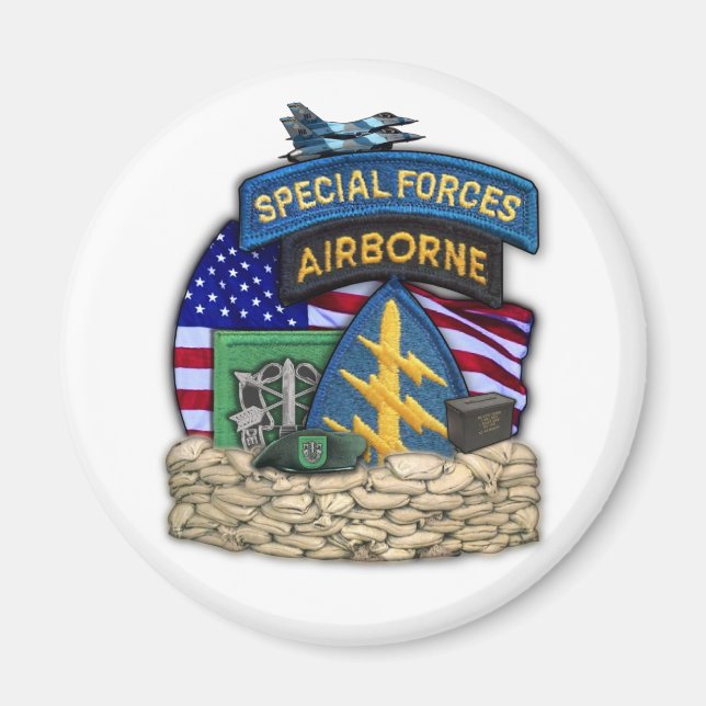 10. Spezialstreitkräfte Gruppe Veteranen vets iraq Magnet (Vorne)