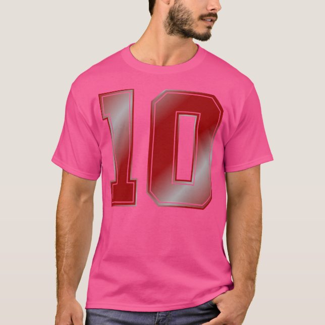 10 Sportnummer T-Shirt (Vorderseite)