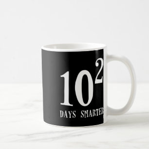 10 Squared ist 100 Tage schlauer Fun Math 100. Tag Kaffeetasse