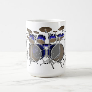10 Stück-Trommel-Ausrüstung: Blaue Steigung: Kaffeetasse